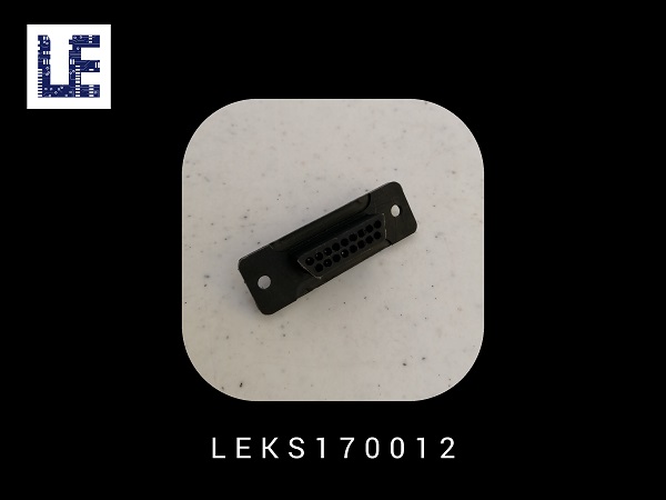 Conector db17 - Conector macho Dolphin 9900 - Conector Dolphin - KS170012 - LEKS170012